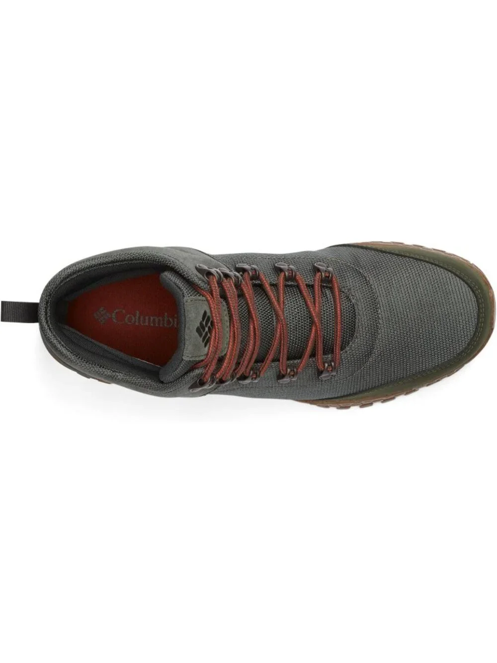 Men's Dark Moss Waterproof Shoes Casual Low Top Closed Toe Non Slip Hiking Boot